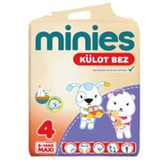 Minies 4 Numara Külot Bebek Bezi