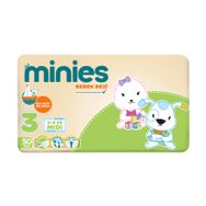 Minies No:3 Midi 50 Adet Bebek Bezi