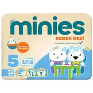 Minies No:5 Junior 32 Adet Bebek Bezi