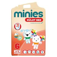 Minies No:6 XLarge 19 Adet Külot Bebek Bezi