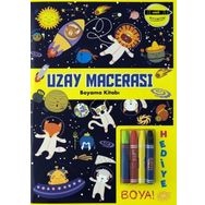 Minik Ressamlar - Uzay Macerası Boyama Kitabı -Doğan ve Egmont Yayıncılık