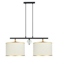 Minimal E-Ticaret Lambent Line Crystal Plafonyer Kumaş Avize