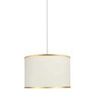 Minimal E-Ticaret Viscose 30x30x21 Bej Kumaş Avize