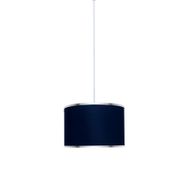 Minimal E-Ticaret Viscose 30x30x21 Lacivert Kumaş Avize
