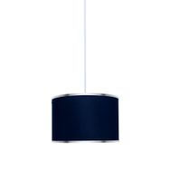 Minimal E-Ticaret Viscose 40x40x21 Lacivert Kumaş Avize