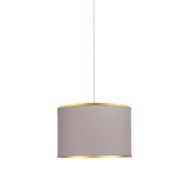 Minimal E-Ticaret Viscose 40x40x21 Vizon Bej Kumaş Avize