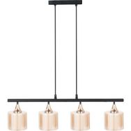 Minimal Lambent Line Maxi Plafonyer Kumaş Bal Cam Avize