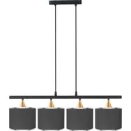 Minimal Lambent Line Maxi Plafonyer Kumaş Gri Avize