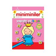 Miniminiler Pembe Kitap Yapıştır ve Boya - Parıltı Komisyon