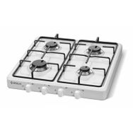Minisan Maximus MS-640 4 Gözlü Gazlı Emaye Yüzeyli Set Üstü Ocak Beyaz