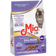Mio 1 kg Somonlu Yetişkin Kısırlaştırılmış Kedi Maması
