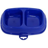 Mio 2 x 0.4 lt 2'li Küçük Plastik Kedi ve Köpek Mama Kabı
