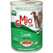 Mio 3x415 gr Kuzu Etli Konserve Et Parçacıklı Yaş Mama