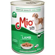 Mio 415 gr Kuzu Etli Parça Etli Yaş Köpek Konservesi