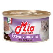 Mio 85 gr İşkembe ve Kuzu Etli Püre Kedi Konservesi