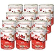 Mio Dana Biftek Et Parçacıklı 12x415 gr Konserve Köpek Maması