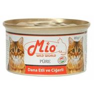 Mio Dana Etli ve Ciğerli 85 gr Yetişkin Kedi Konservesi