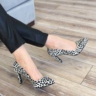 Mio Gusto Basic Leopar Desen Stiletto