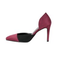 Mio Gusto Brien Bordo Süet Kadın Stiletto Ayakkabı