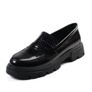 Mio Gusto MG100021218 Andrea Siyah Kadın Loafer Ayakkabı