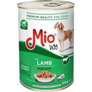 Mio Kuzu Parça Etli 24x415 gr Konserve Yetişkin Köpek Maması
