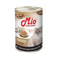 Mio Tavşan Etli 12x415 gr Kısırlaştırılmış Kedi Konserve