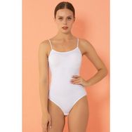 Miorre 001-000274 Beyaz Ip Askılı Çıtçıtlı Body