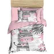 Mira Home Baby Zebra Dijital Baskılı 3D Pamuklu Yenidoğan Bebek Nevresim Takımı