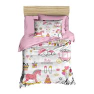 Mira Home Happy Baby Shower Dijital Baskılı 3D Pamuklu Yenidoğan Bebek Nevresim Takımı