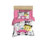 Mira Home Lets Go Bee Dijital Baskılı 3D Pamuklu Yenidoğan Bebek Nevresim Takımı