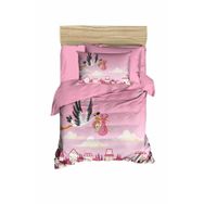 Mira Home Leylek %100 Pamuklu Yenidoğan Kız Bebek Nevresim Takımı