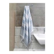 Mira Home Pure Linen Mavi 90x170 cm Doğal Pamuk Peştamal Havlu
