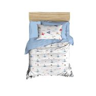 Mira Home Sea Lowe Dijital Baskılı 3D Pamuklu Yenidoğan Bebek Nevresim Takımı