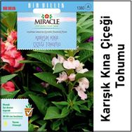 Miracle 150 Adet Karışık Renkli Kına Çiçeği Tohumu