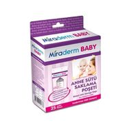 Miraderm Baby 25 Adet Anne Sütü Saklama Poşeti