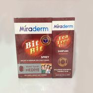 Miraderm Bit Bit Sprey 100 ml+150 ml Tea Tree Oil Şamuan + Metal Tarak Hediye