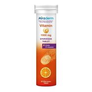 Miraderm Vitamin C 1000 mg Çinko 20 Efervesan Tablet