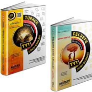 Miray 2023 Tyt Türkçe + Felsefe Soru Bankası Seti 2 Kitap