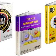 Miray 3 Kitap 2023 Tyt Ayt Matematik + Geometri Soru Bankası Seti