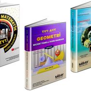 Miray 3 Kitap 2023 Tyt Matematik + Geometri + Coğrafya Soru Bankası Seti
