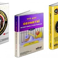 Miray 3 Kitap 2023 Tyt Matematik + Geometri + Kimya Soru Bankası Seti