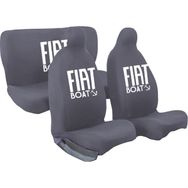 Mirsepet Fiat Uyumlu Sedici Gri 4 Parça Set Oto Koltuk Kılıfı