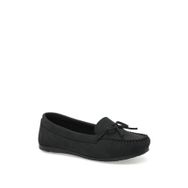 Miss F DS20054 2PR Siyah Kadın Loafer Ayakkabı