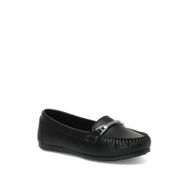 Miss F DW22005 2PR Siyah Kadın Loafer Ayakkabı