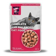 Miss Kis 100 gr Premium Pouch Biftekli Yetişkin Kedi Konservesi