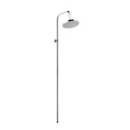 Mistillo 200 mm Yuvarlak Krom Direk Sütun ve Plaj Tepe Duşu