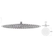 Mistillo MTD08 Slim 304 Paslanmaz Metal Tepe Duş Başlığı
