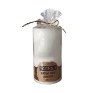 Mistique 7x7 cm Kokulu Krem Orta Baton Mum