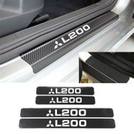 Mitsubishi L200 4 Adet Karbon Kapı Eşiği Sticker