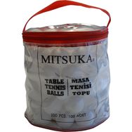 Mitsuka Çantalı Beyaz 100'lü Masa Tenis Topu